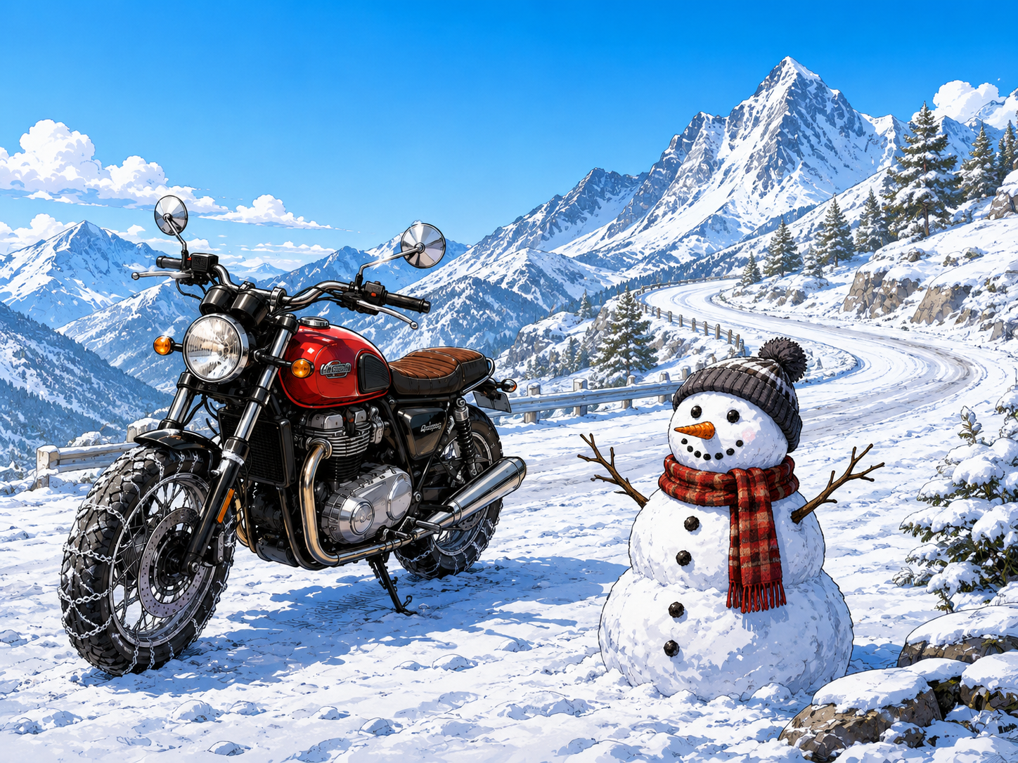 Comment se protéger du froid à moto en hiver ?