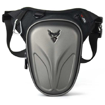 Sacoche de jambe moto semi-rigide