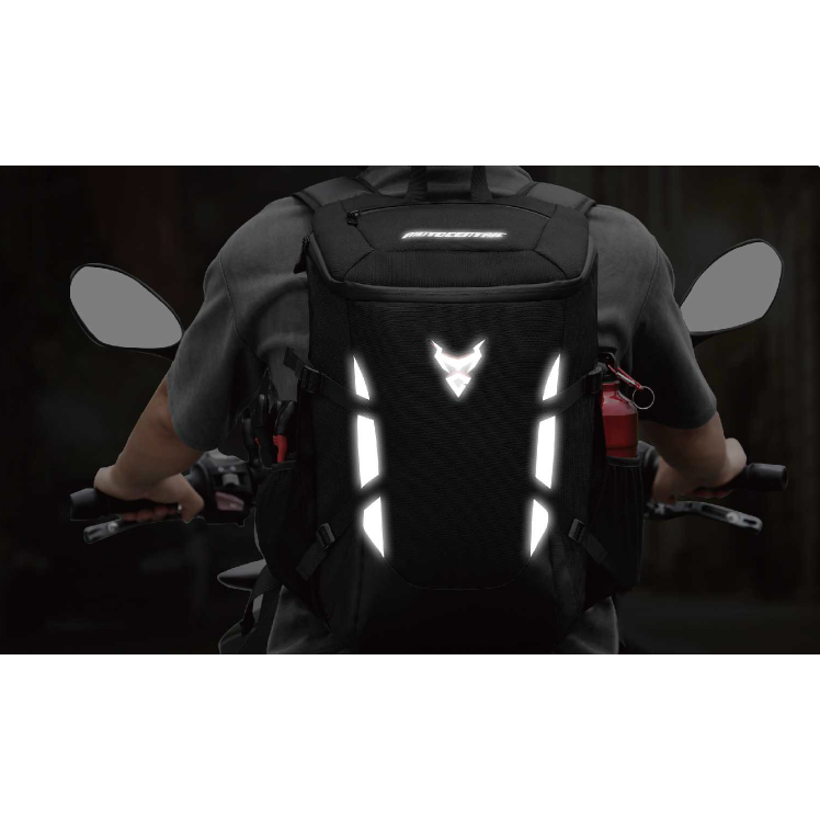 Sac à dos moto extensible 24–28 L