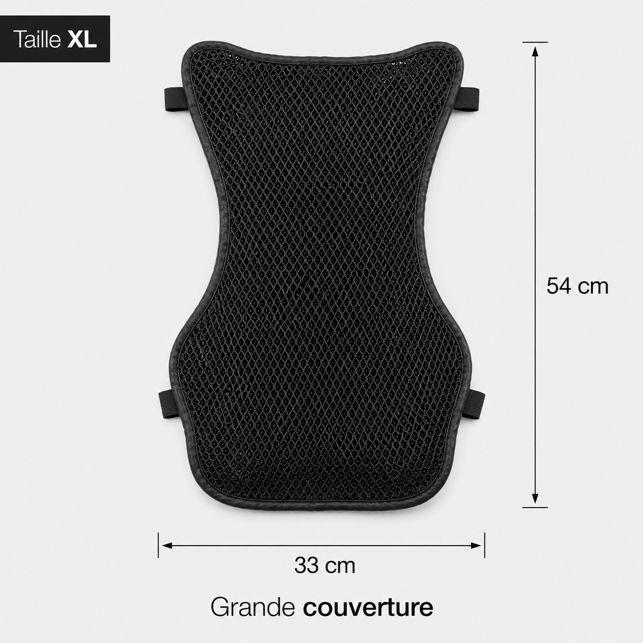 Couvre-selle Moto Respirant en Mesh 3D