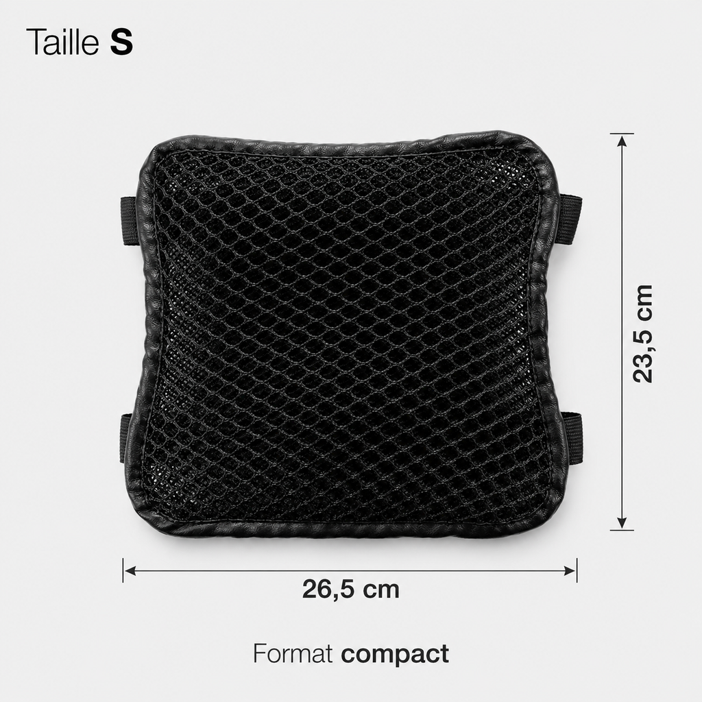 Couvre-selle Moto Respirant en Mesh 3D