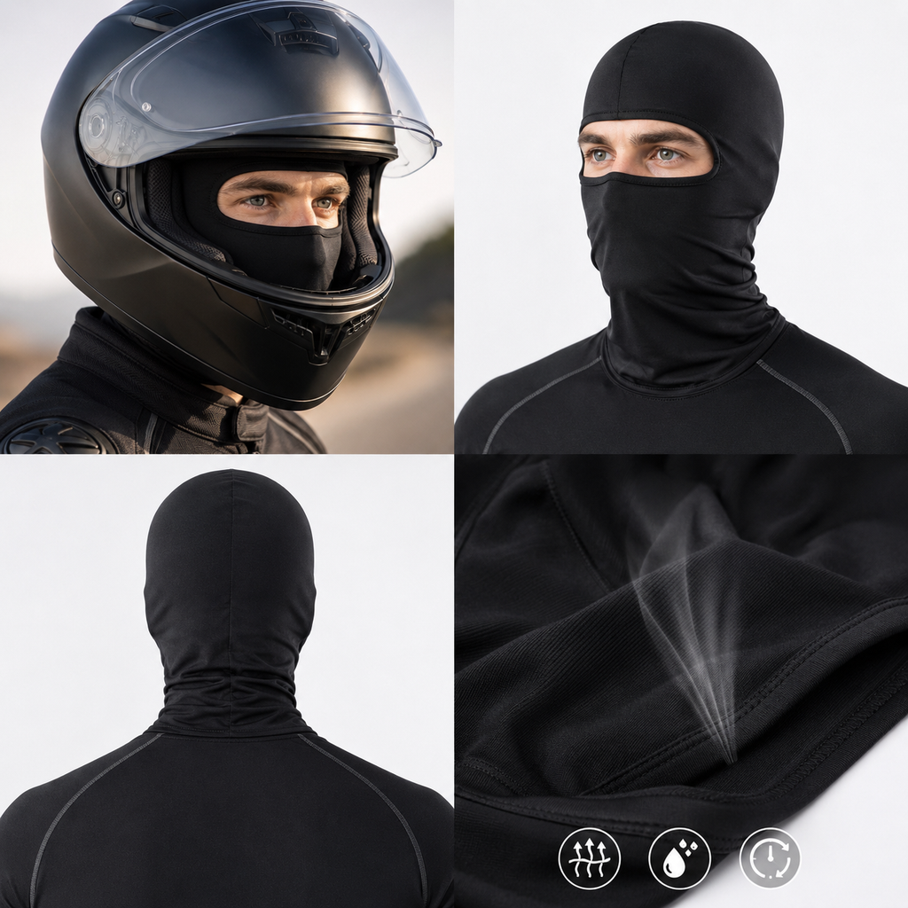 Cagoule moto respirante été