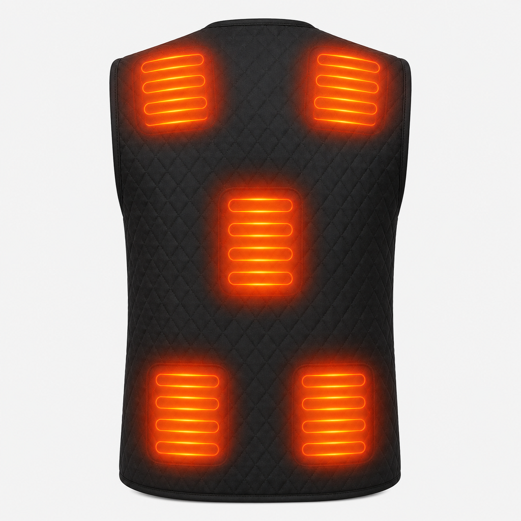 Gilet chauffant moto