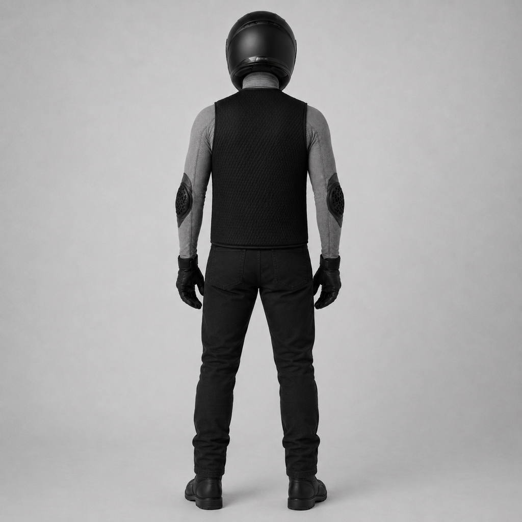 Gilet chauffant moto