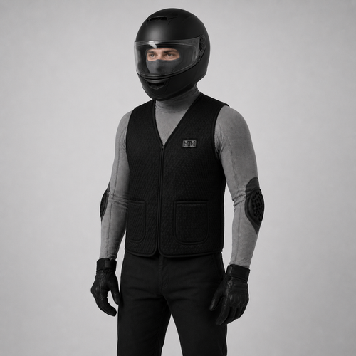Gilet chauffant moto
