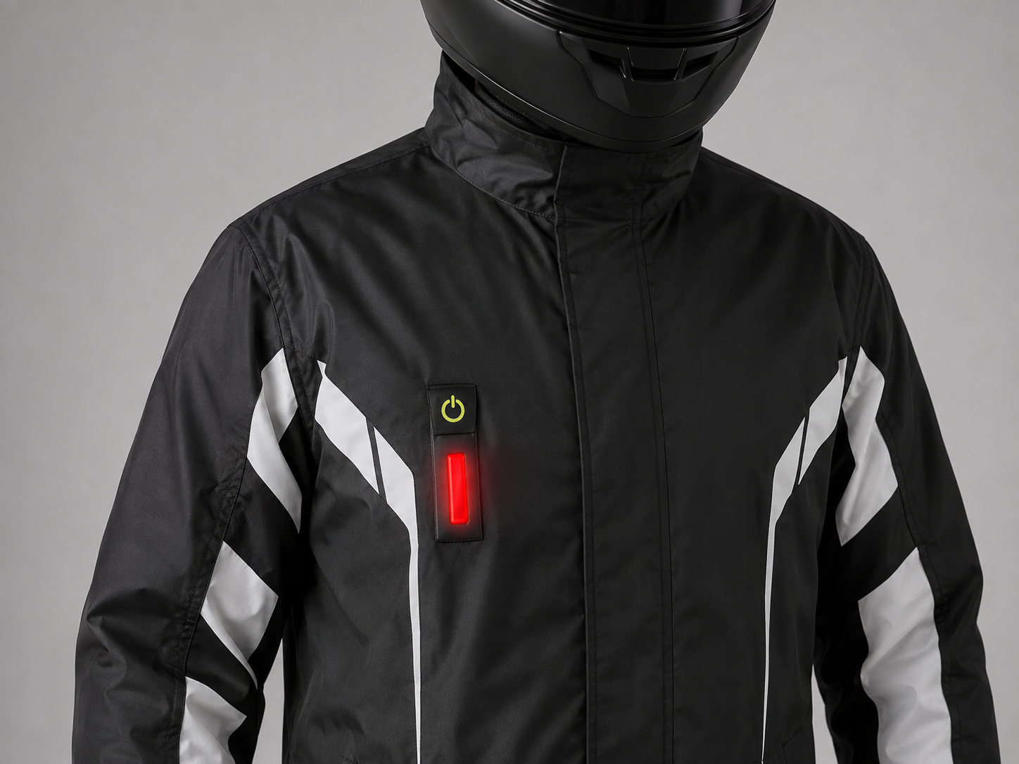 Ensemble de pluie moto imperméable avec signal LED