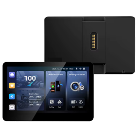 Écran CarPlay Moto 6,2" – Quick Release & support métal