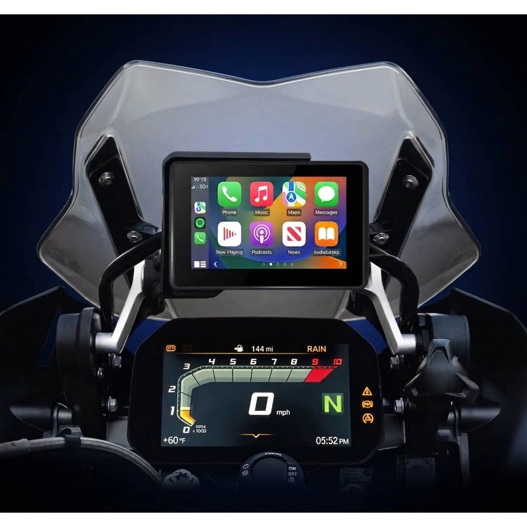 Écran CarPlay BMW 5" – Support Navigator & Wonder Wheel