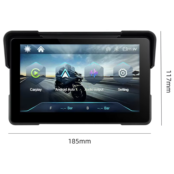 Écran CarPlay Moto 7" – Grand écran amovible