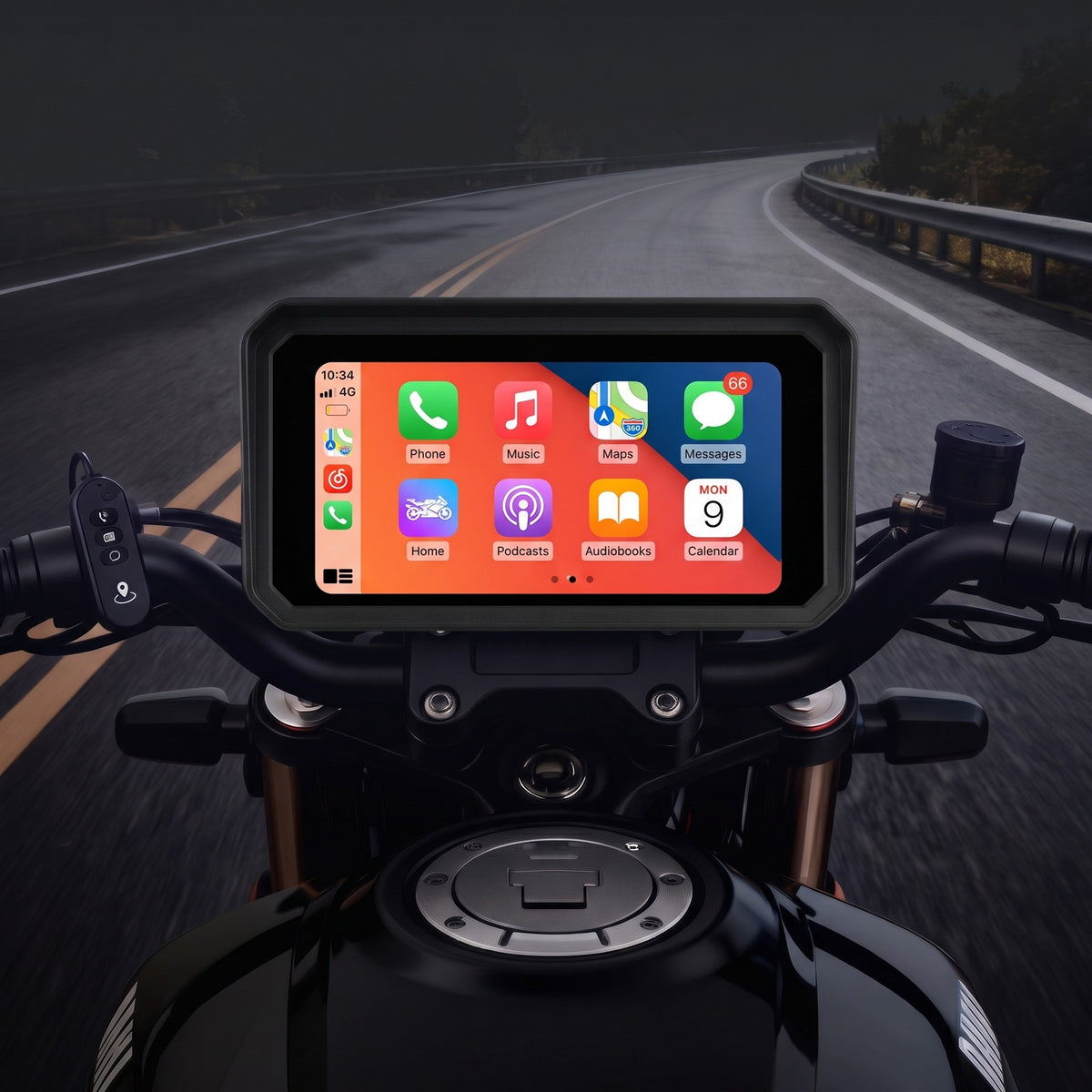 Écran CarPlay Moto 6,25" HD – Écran amovible