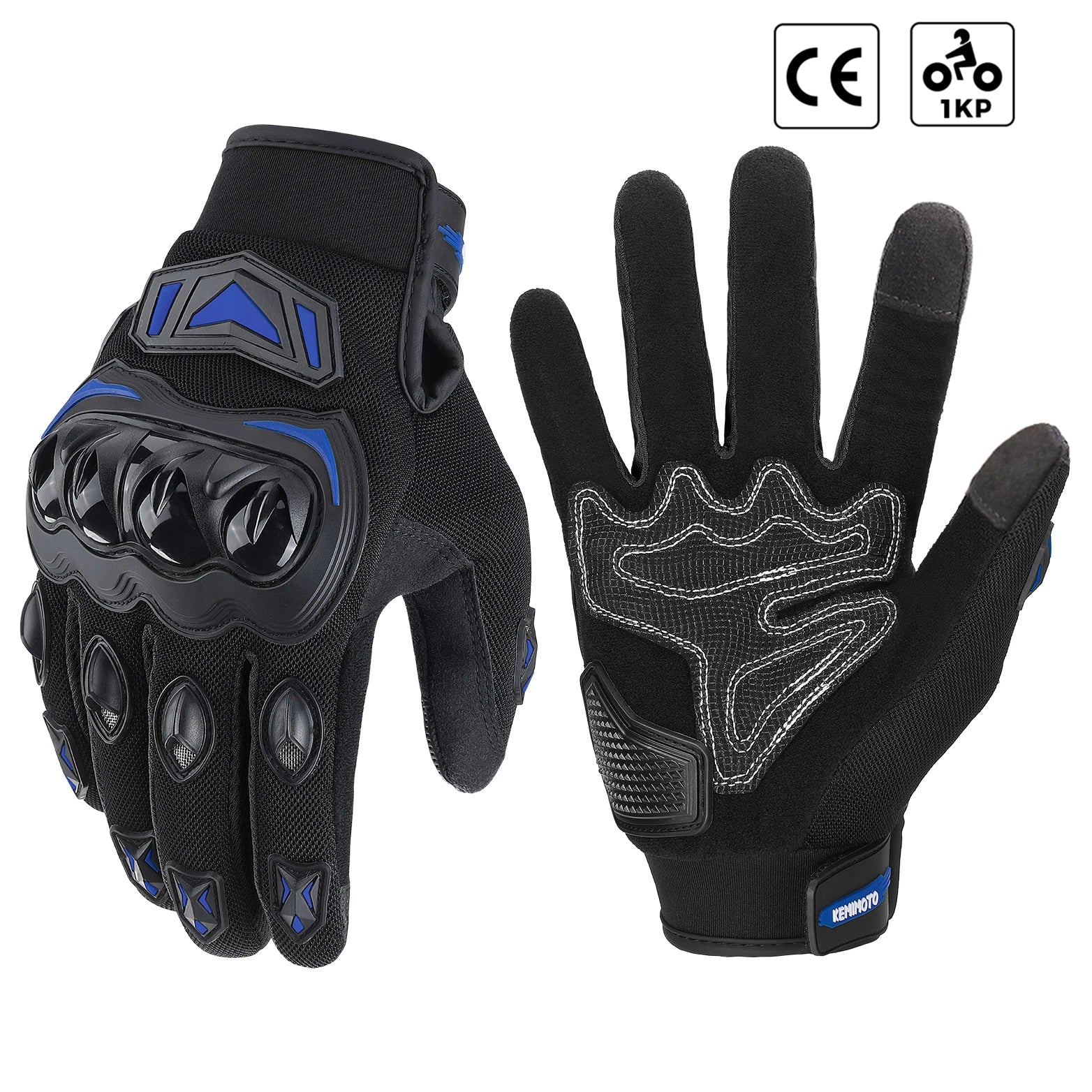 Gants moto été respirants & tactiles CE1 KP