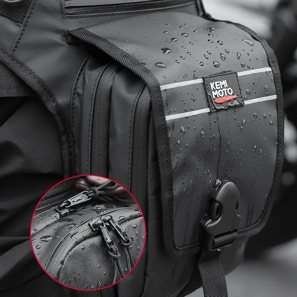 Sacoche de cuisse moto 2L imperméable & compacte
