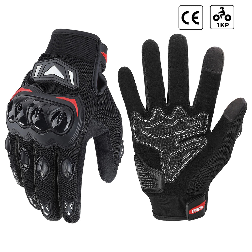 Gants moto été respirants & tactiles CE1 KP