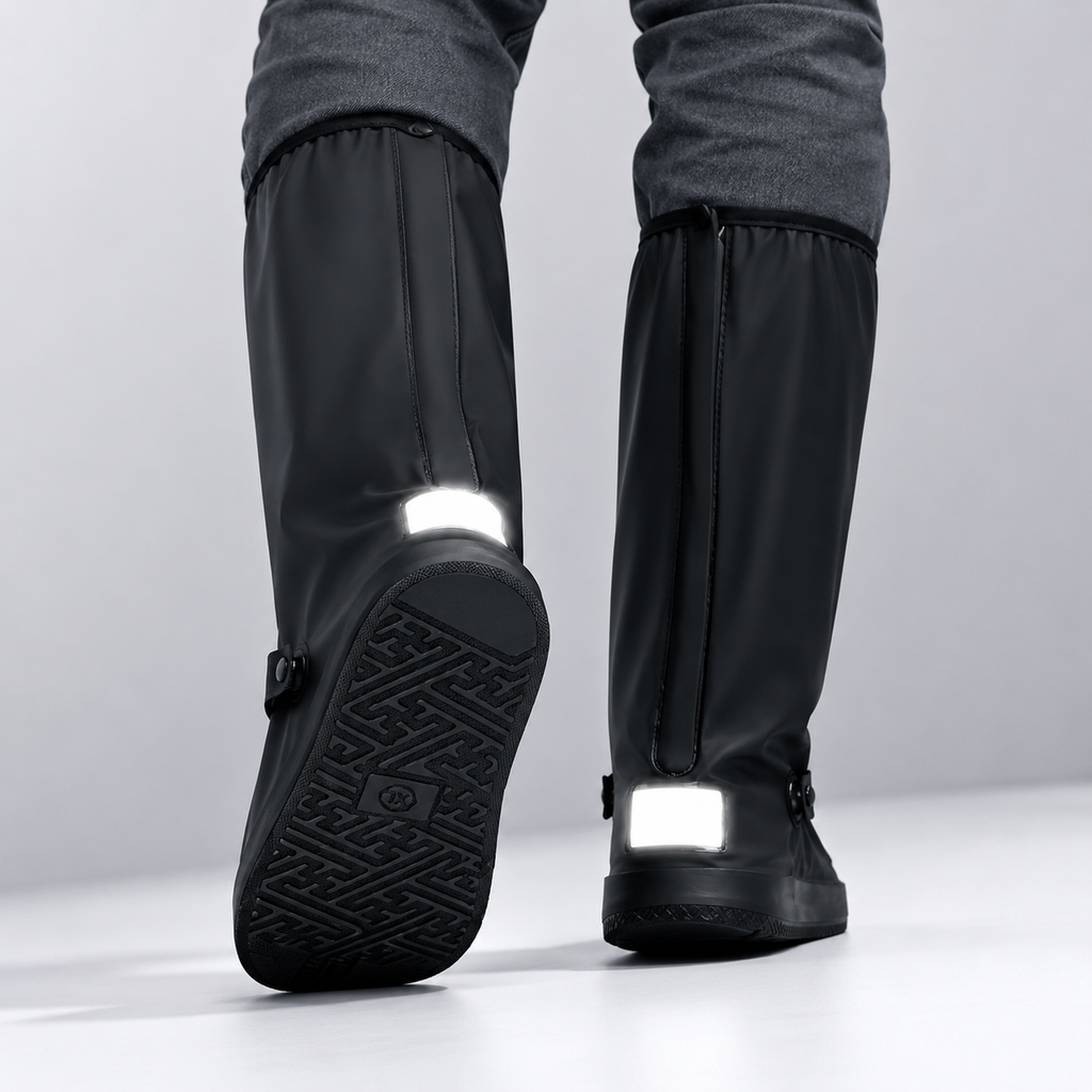 Surchaussures de pluie moto hautes – Imperméables & antidérapantes