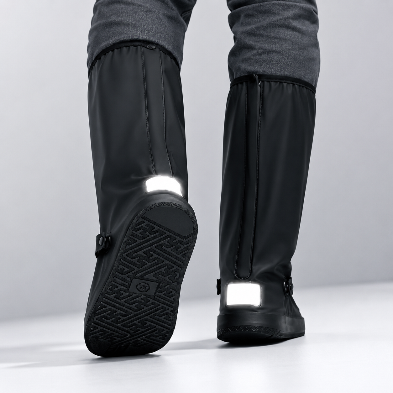 Surchaussures de pluie moto hautes – Imperméables & antidérapantes