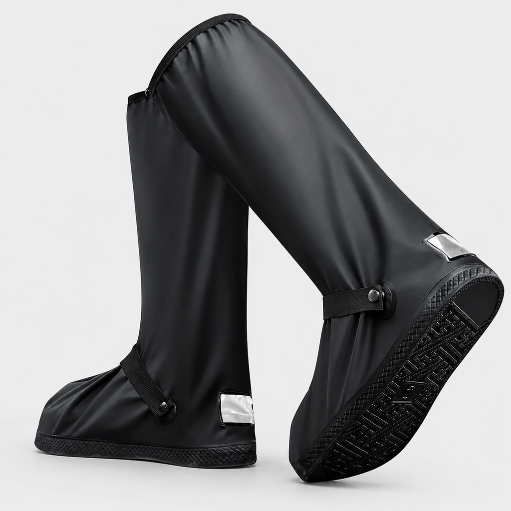Surchaussures de pluie moto hautes – Imperméables & antidérapantes