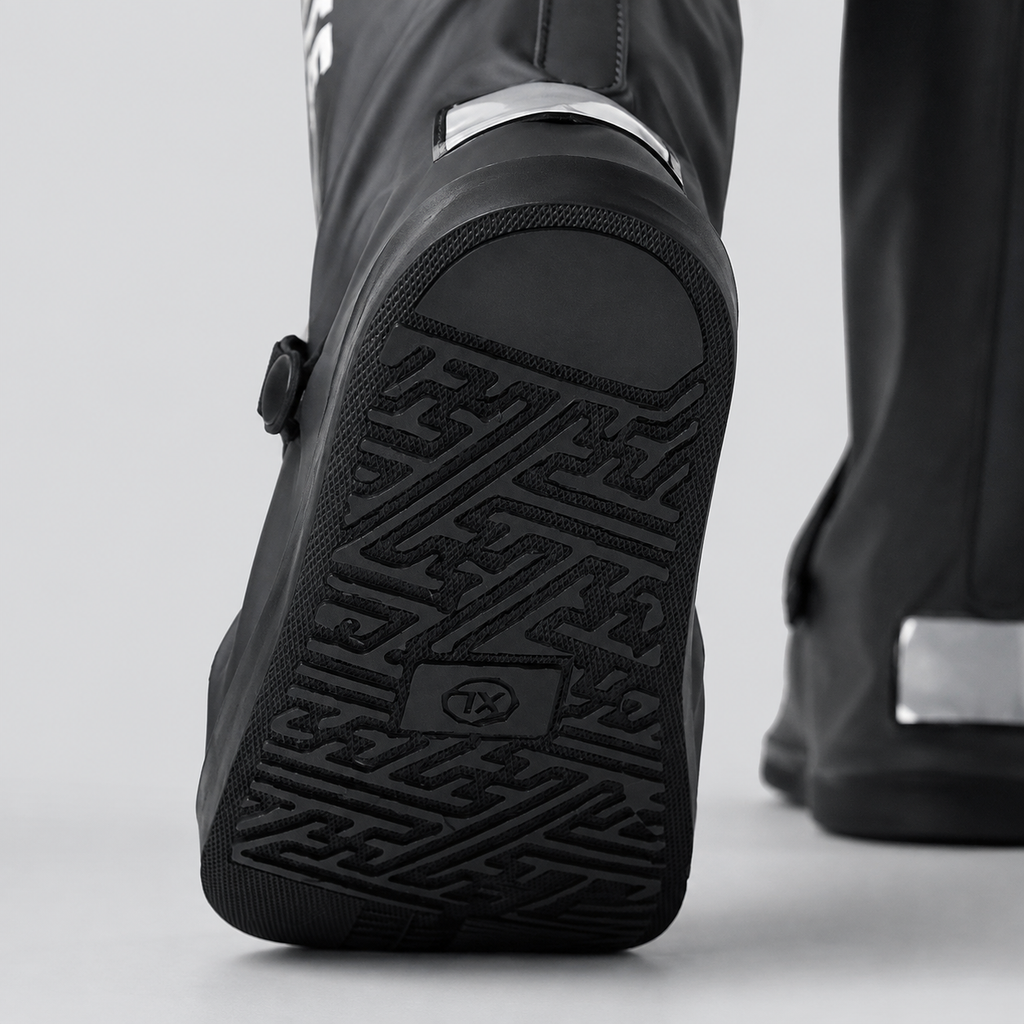 Surchaussures de pluie moto hautes – Imperméables & antidérapantes