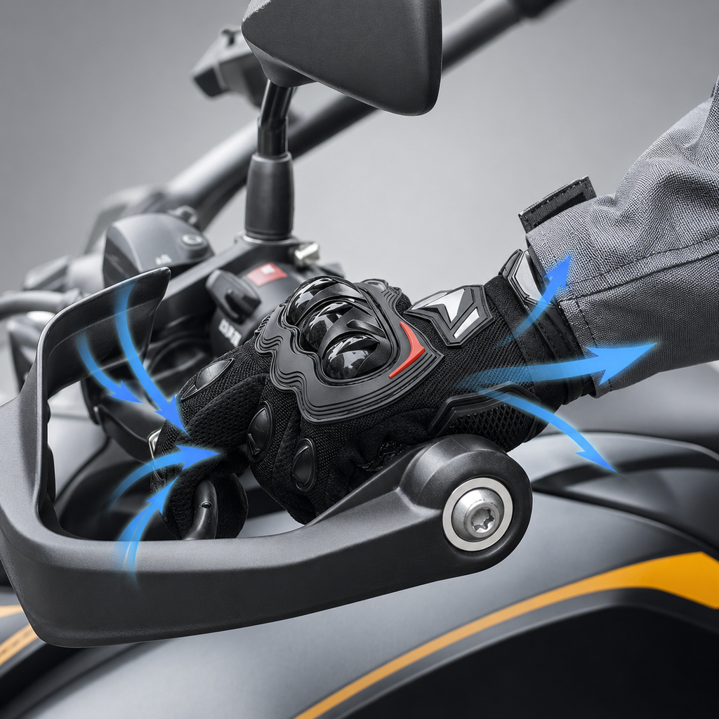 Gants moto été respirants & tactiles CE1 KP