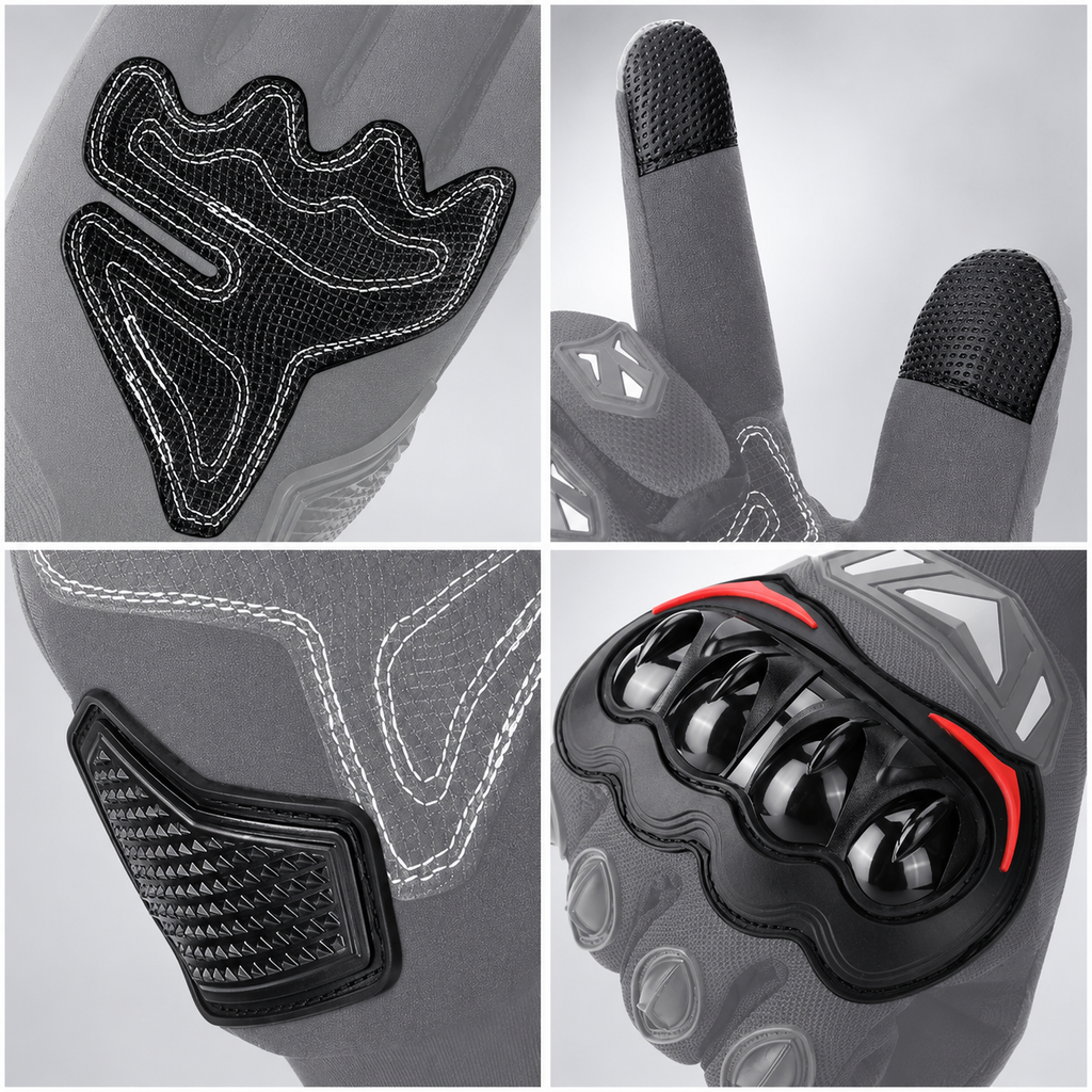 Gants moto été respirants & tactiles CE1 KP