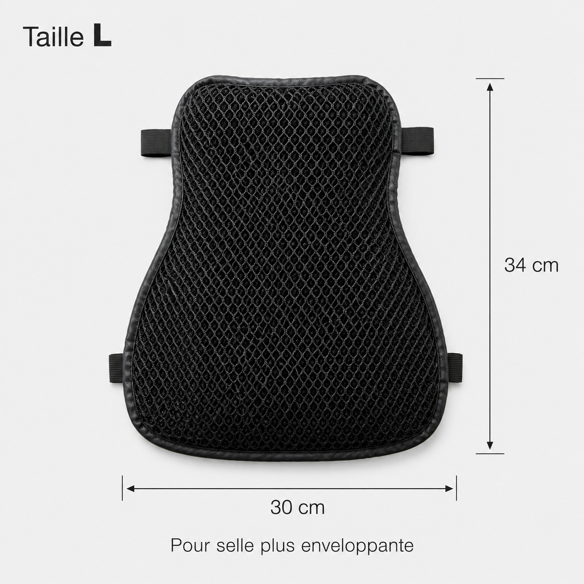 Couvre-selle Moto Respirant en Mesh 3D