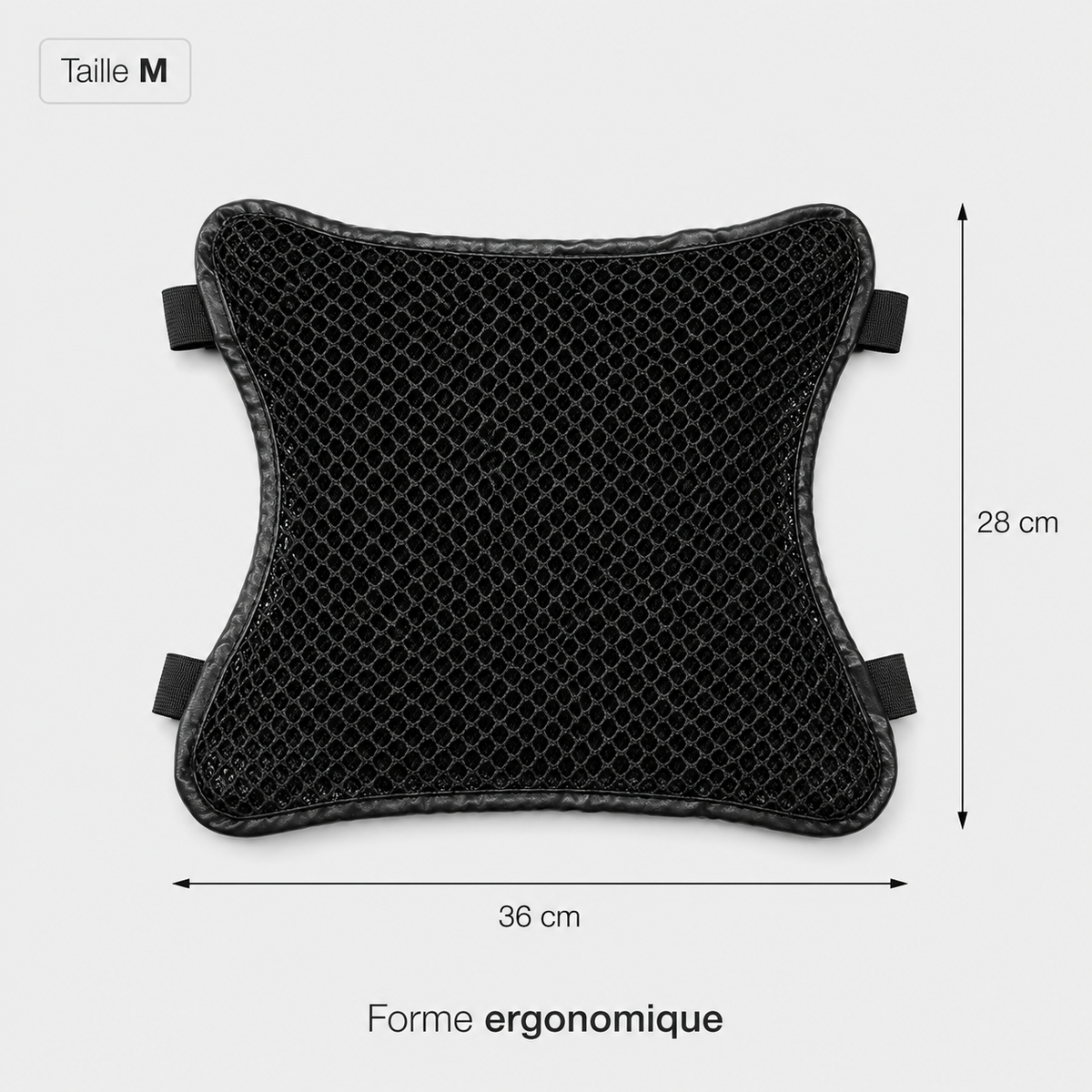 Couvre-selle Moto Respirant en Mesh 3D
