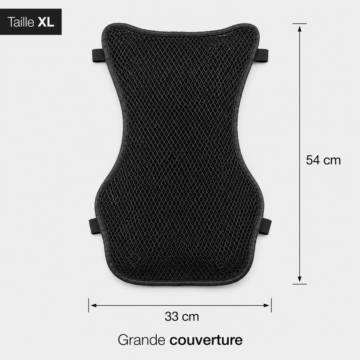 Couvre-selle Moto Respirant en Mesh 3D