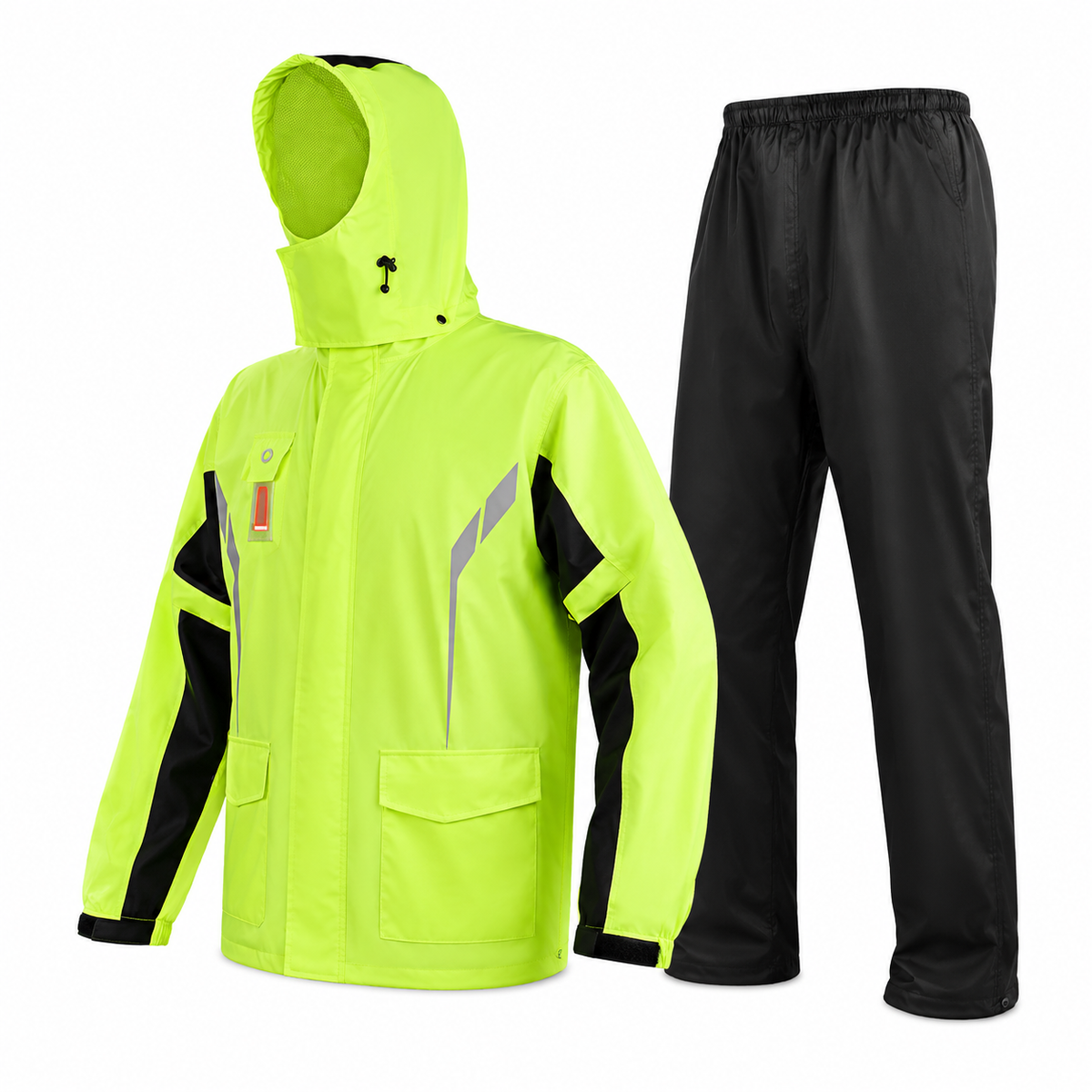 Ensemble de pluie moto imperméable avec signal LED
